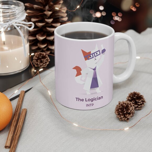 MBTI INTP Cat Mugs - Picture 1 of 6